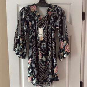 NWT Nanette Lepore Floral Black Women's Swim
